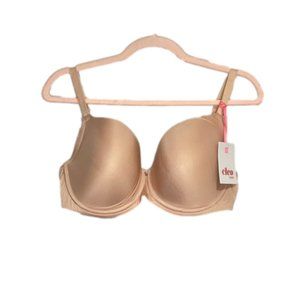 Cleo Women's T-Shirt Bra - Rose gold color, metallic glow, Size 34 FF
